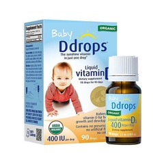 Vitamin D3 Baby Ddrops Organic 90 giọt (0 tháng+)