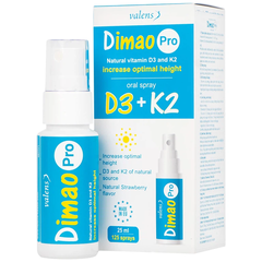Xịt bổ sung vitamin D3K2 Dimao Pro (0 tháng+)