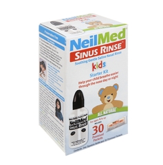 Set bình và muối rửa mũi NeilMed cho bé