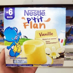 Flan Nestle cho bé 6m