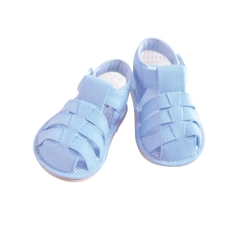 Dép tập đi quai đan xanh nhạt Uala rogo