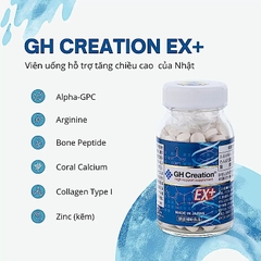 Viên uống tăng chiều cao GH Creation EX+ 270 viên (4 tuổi+)