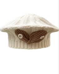 Mũ nồi len đính nơ