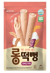 Bánh ống gạo lứt nhân kem Ivenet (7 tháng+)