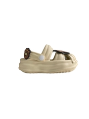 Dép sục mũi sò ZHUBABA Gấu kem