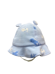 Mũ vành cotton nỉ túi zip