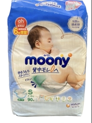 Bỉm Moony xanh nội địa Nhật cộng miếng