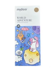 Bộ tranh tô màu nước kèm bút lông Mideer (20 tờ)