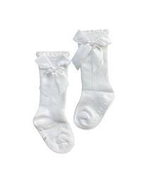 Tất bốt cao cổ đính nơ