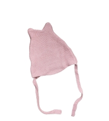 Mũ len mèo trơn có dây