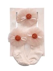 Set băng đô kèm tất Chicbaby