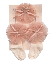 Set băng đô kèm tất Chicbaby