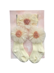 Set băng đô kèm tất Chicbaby