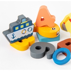 Bộ đồ chơi gỗ câu cá logic