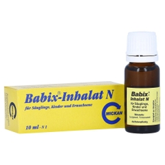 Tinh dầu trị ngạt mũi, sổ mũi Babix (1 tháng+)