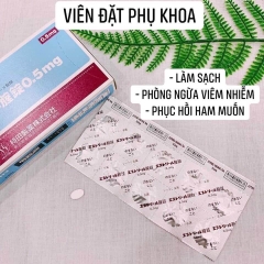 Viên đặt phụ khoa Estoril 0.5mg Nhật Bản (vỉ 10 viên)