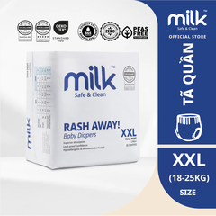 Bỉm thuần chay Milk Safe & Clean nội địa Malaysia