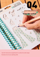 Sổ tay tô màu nước Mideer Little Designer