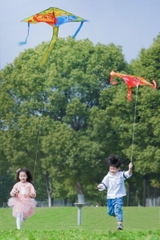 Diều vải kèm dây 50m