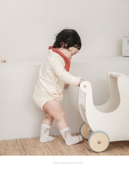 Set 3 đôi tất nỉ chống trượt Lovely