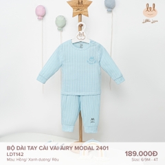 Bộ dài tay cài vai AIRY MODAL Little Love Lil