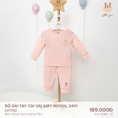 Bộ dài tay cài vai AIRY MODAL Little Love Lil
