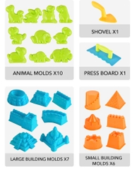 Bộ cát động lực Mideer Magic Sand Play Set (3 tuổi+)