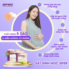 Sắt sinh học Sifer dạng bột 30 gói (9 tháng+)