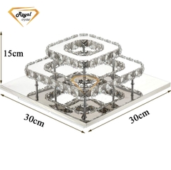 Đèn chùm pha lê ốp trần OT 033