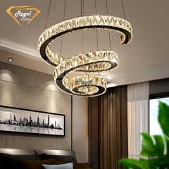 Đèn chùm pha lê thả THA 042