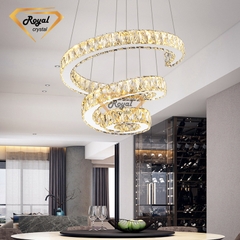 Đèn chùm pha lê thả THA 042