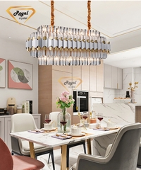 Đèn chùm pha lê thả THA 043