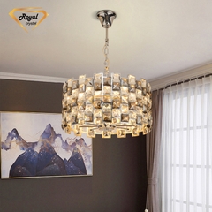 Đèn chùm pha lê thả THA 098