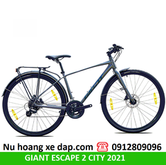 XE ĐẠP ĐƯỜNG PHỐ TOURING GIANT ESCAPE 2 CITY DISC – PHANH ĐĨA, BÁNH 700C – 2021