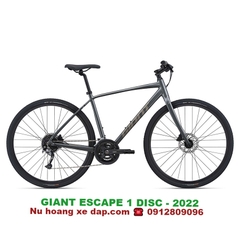 XE ĐẠP ĐƯỜNG PHỐ TOURING GIANT ESCAPE 1 DISC – PHANH ĐĨA, BÁNH 700C – 2022