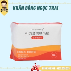 Khăn bông vệ sinh - Kèm lược chải nước Gravity