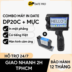 Combo Máy in date cam tay Giá Rẻ  DP20C (bao gồm mực và máy)