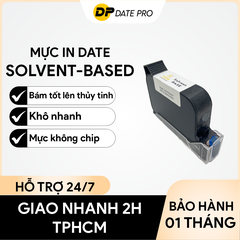 Mực Máy In Date Cầm Tay Bám Tốt Lên Thuỷ Tinh Khổ 12,7 mm - Dung Tích 42 ml (Mới 100%)