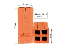 Gạch Xây Dựng Tuynel Loại B (7x17)