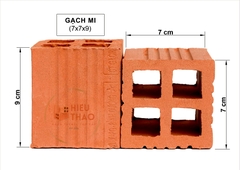 Gạch Mi Xây Dựng Lỗ Tròn | Vuông (8x9)