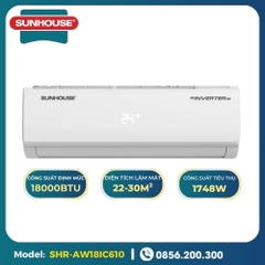 Máy lạnh Sunhouse 18000 BTU 1 chiều Inverter SHR-AW18IC610