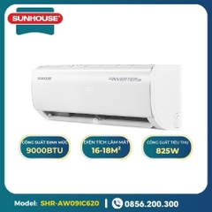 Máy lạnh Sunhouse 9000 BTU 1 chiều Inverter SHR-AW09IC620