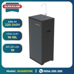 Máy Lọc Nước Tủ Đứng Sunhouse 10 Lõi SHA88116K