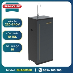 Máy Lọc Nước Tủ Đứng Sunhouse 10 Lõi SHA88116K