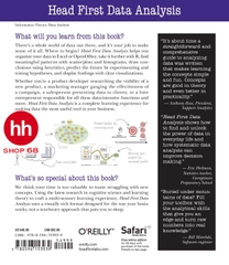Head First Data Analysis: A learner's guide to big numbers, statistics, and good decisions