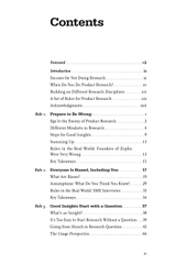 Product Research Rules