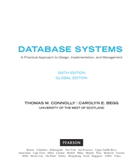 Database Systems A Practical Approach to Design, Implementation, and Management 6th Edition