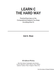 Learn C the Hard Way
