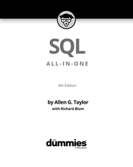 SQL All-in-One For Dummies 4th Edition