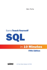 SQL in 10 Minutes a Day 5th Edition